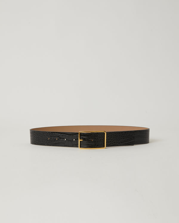 b low the belt MILLA CROCO LEATHER BELT