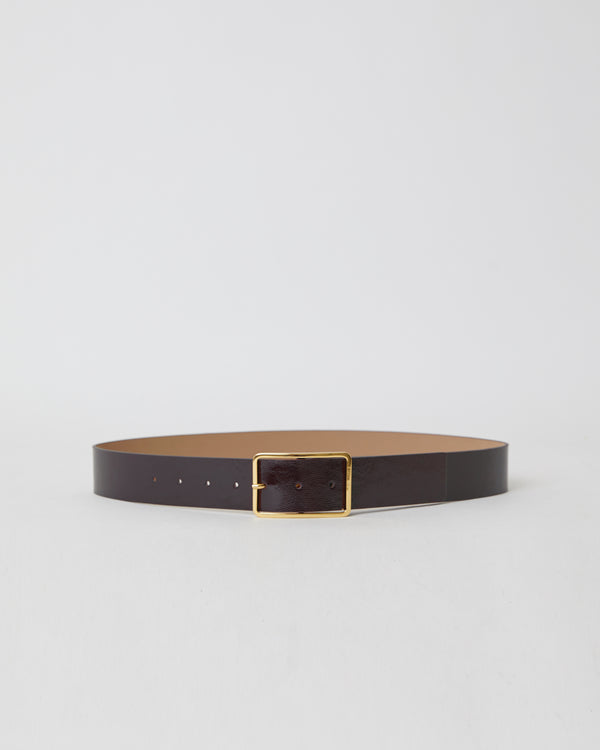 B Low The Belt MILLA GLOSS LEATHER BELT