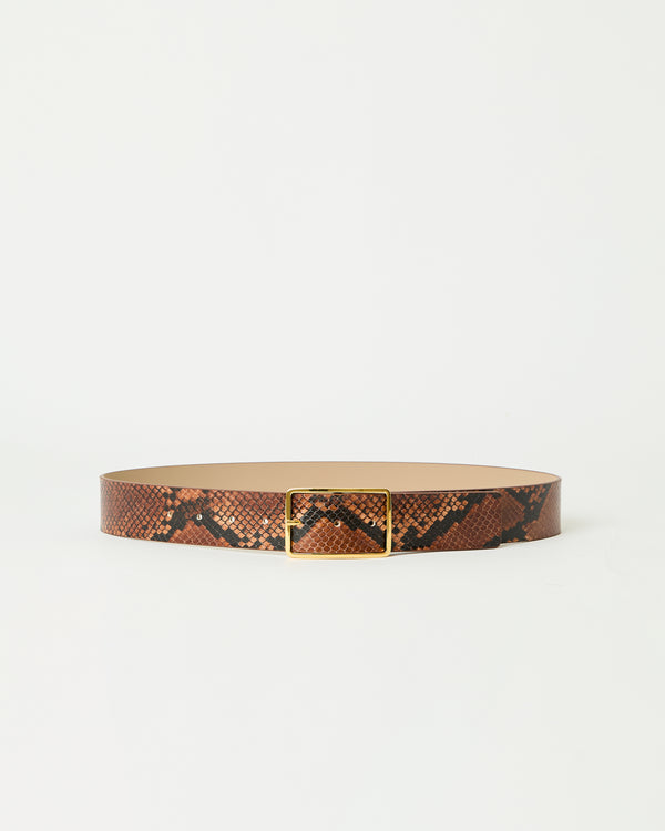 B Low The Belt MILLA PYTHON LEATHER BELT