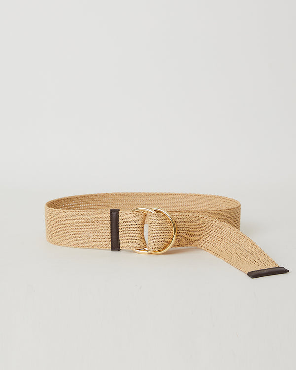 b low the belt TUMBLE MEADOW STRAW BELT