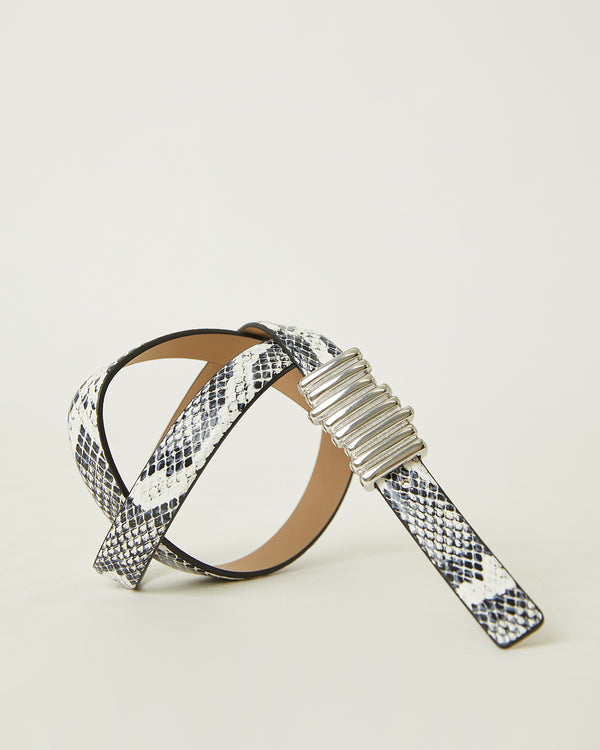 B Low The Belt VESNA MINI PYTHON LEATHER BELT