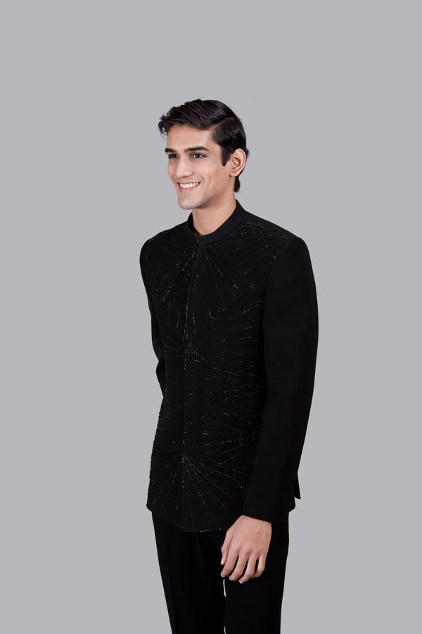 B More BLACK BOOMARIYO CUTDANA WORK JODHPURI