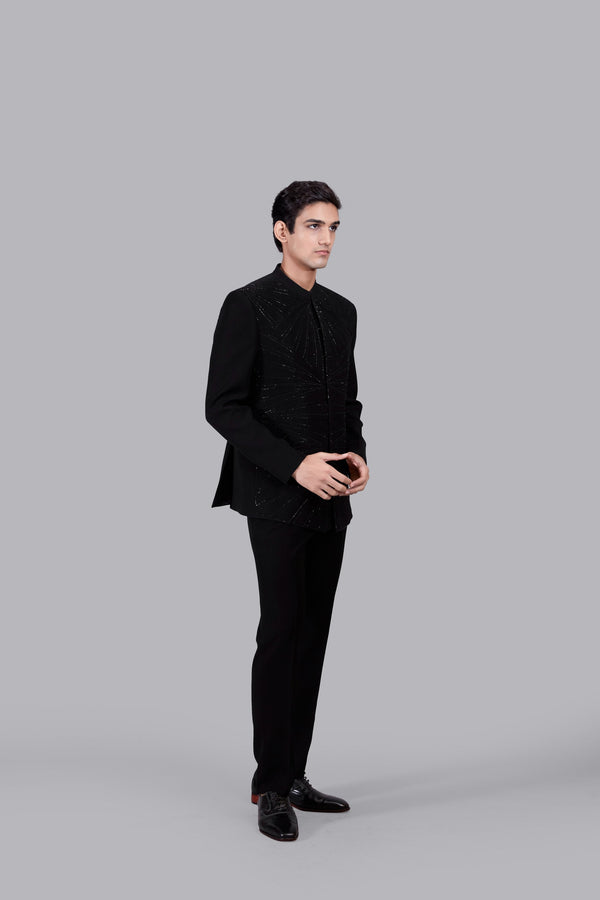 B More BLACK BOOMARIYO CUTDANA WORK JODHPURI