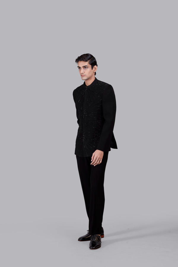 B More BLACK BOOMARIYO CUTDANA WORK JODHPURI