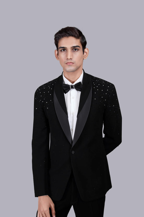 B More BLACK BOOMARIYO DIAMOND WORK SUIT