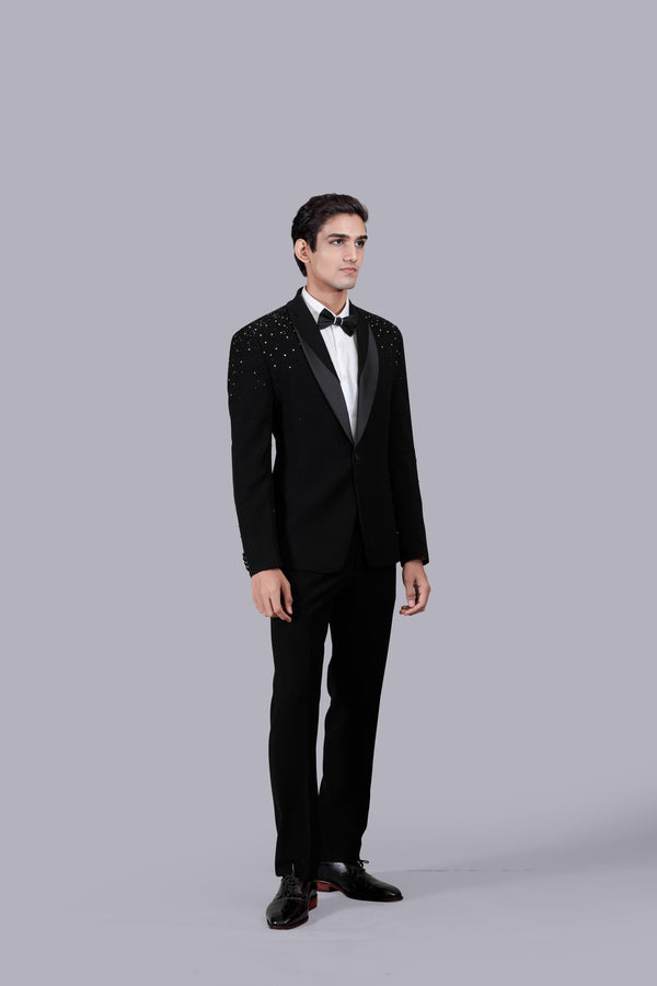 B More BLACK BOOMARIYO DIAMOND WORK SUIT