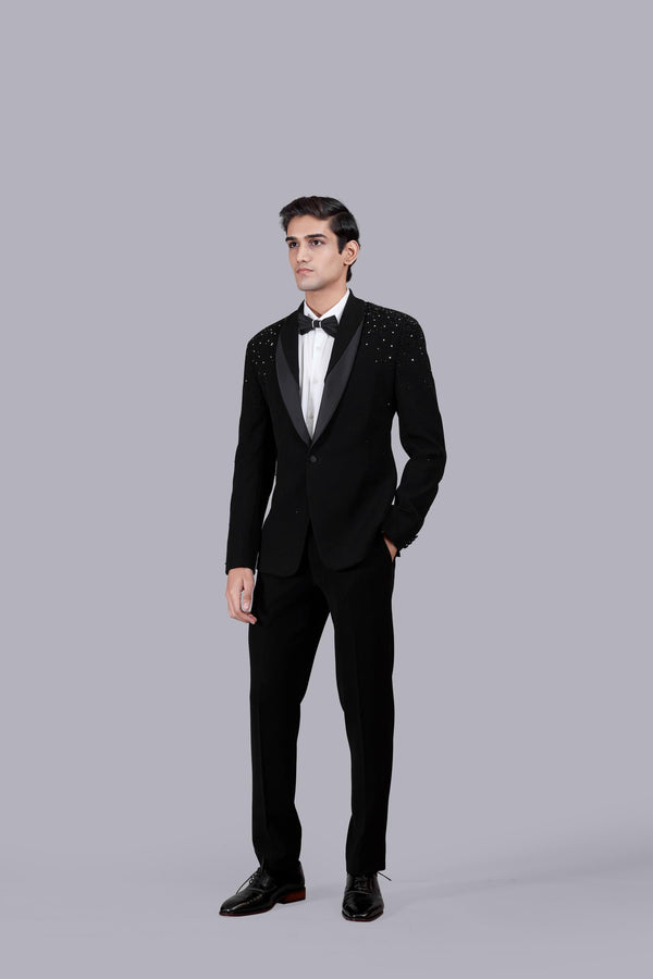 B More BLACK BOOMARIYO DIAMOND WORK SUIT