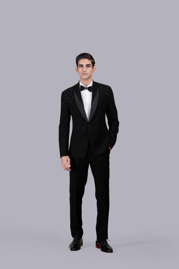 b more BLACK BOOMARIYO DIAMOND WORK SUIT