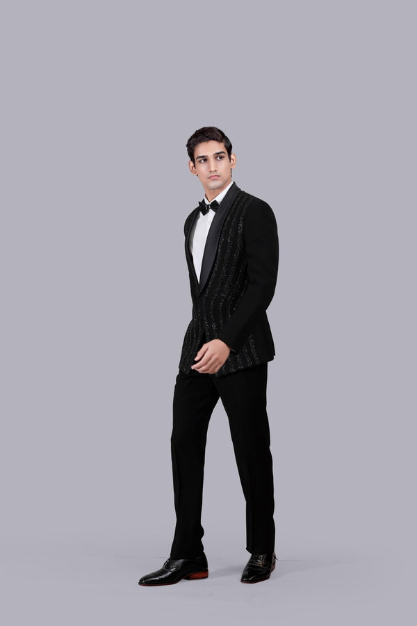 B More BLACK BOOMARIYO HAND WORK SUIT