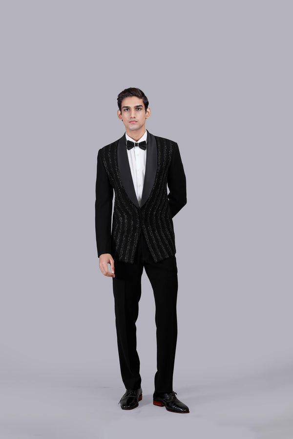 b more BLACK BOOMARIYO HAND WORK SUIT