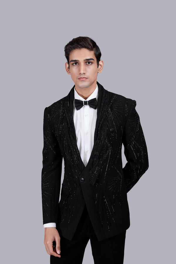 B More BLACK BOOMARIYO PEARL WORK SUIT