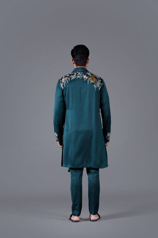 B More Enchanted Forest Kurta Set With Dupatta