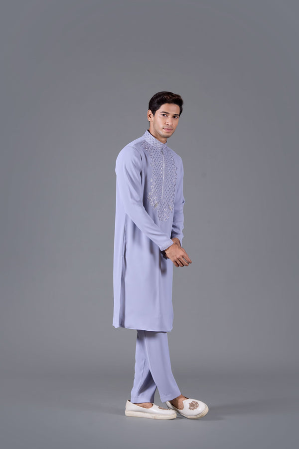 B More Ethereal Lilac Boomariyo Kurta Set