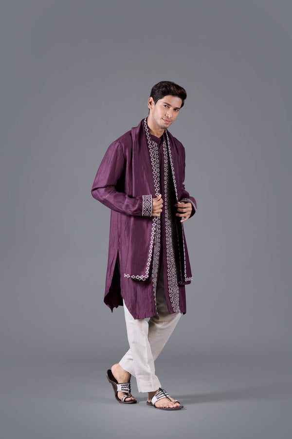 B More Imperial Amethyst Kurta Set