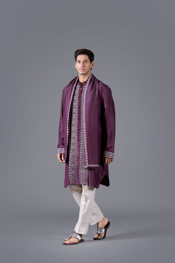 b more Imperial Amethyst Kurta Set