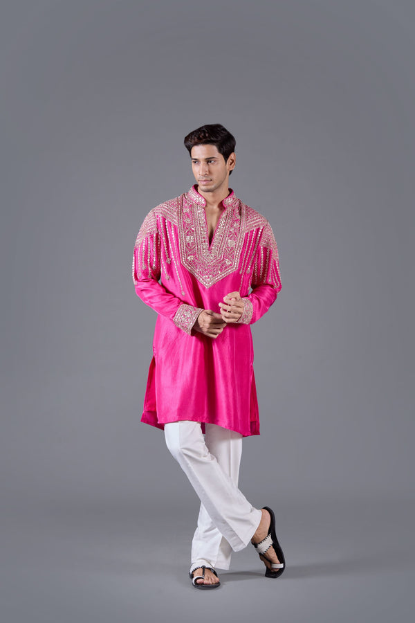 b more Imperial Magenta Kurta
