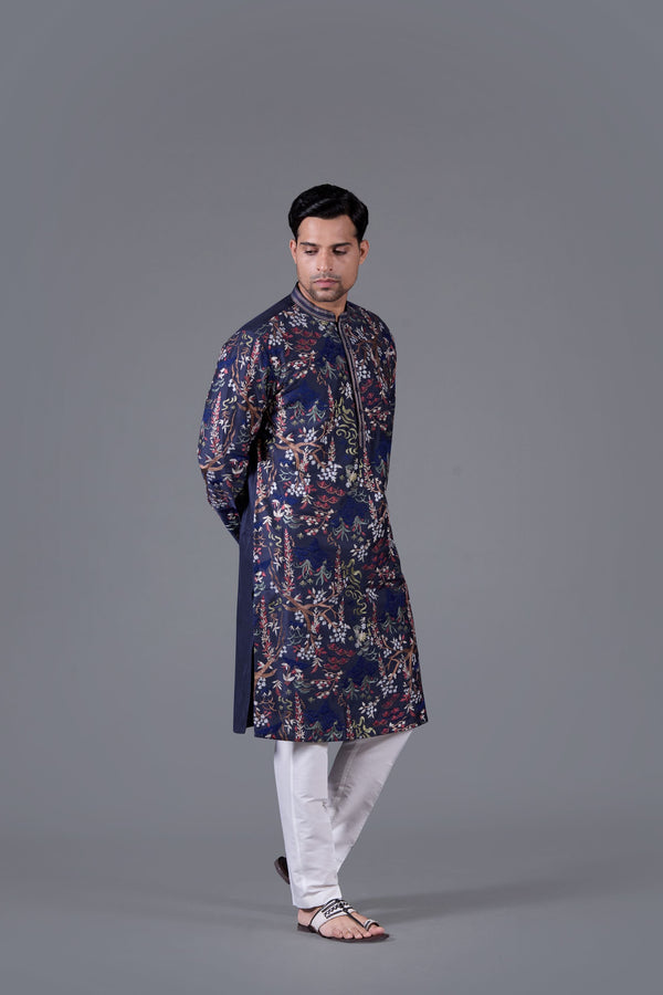 B More Indigo Royale Kurta