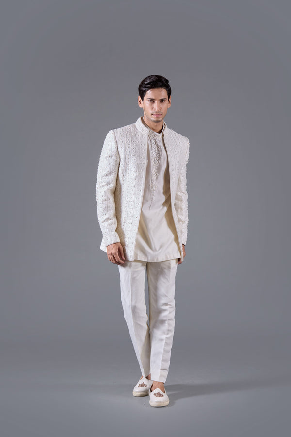 b more Ivory Legacy Indo-Western Set