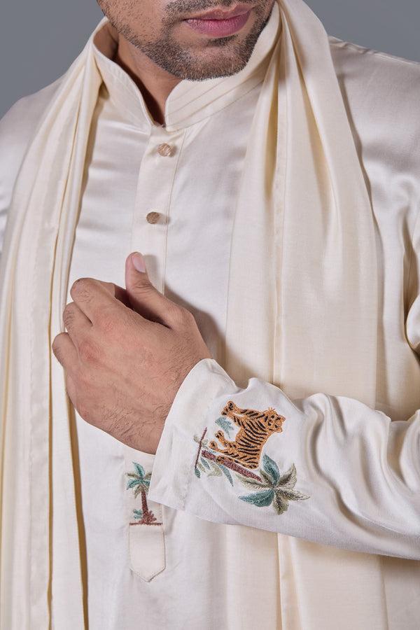 B More Ivory Serenity Kurta Set