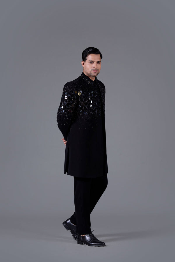 B More Midnight Stardust Indo-Western Set