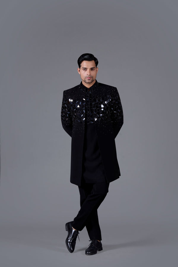 b more Midnight Stardust Indo-Western Set