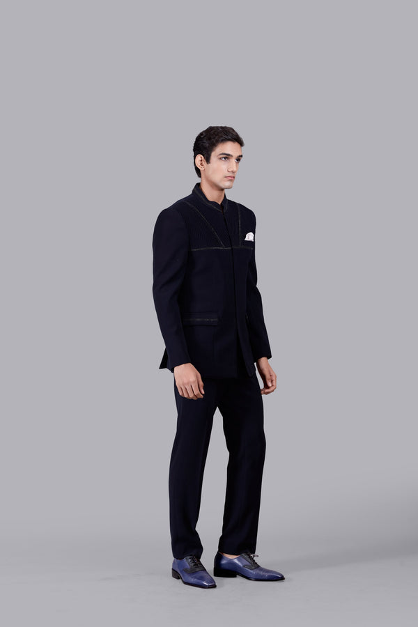 B More NAVY BLUE BOOMARIYO PINTEX WORK JODHPURI