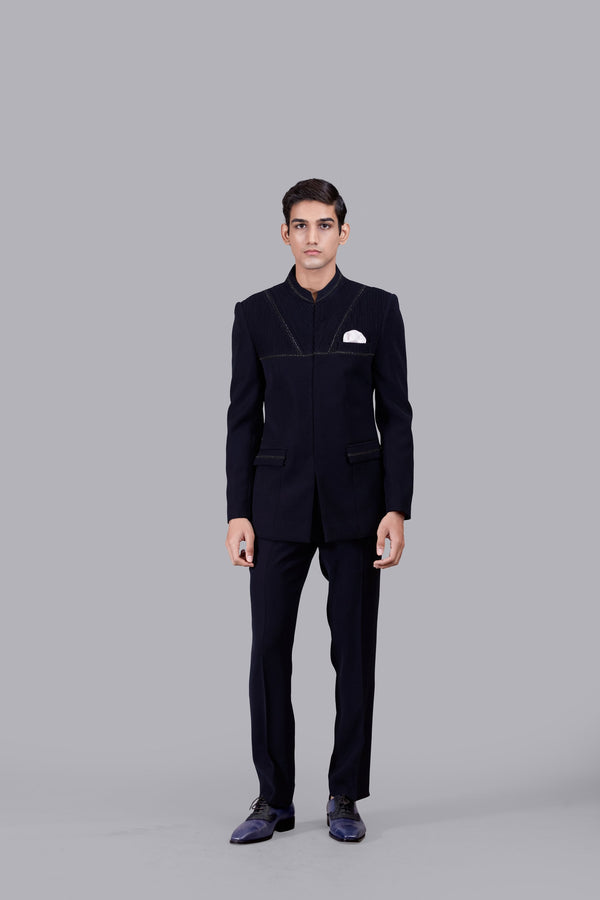 b more NAVY BLUE BOOMARIYO PINTEX WORK JODHPURI