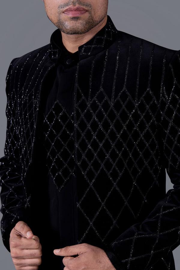 B More Nocturnal Brilliance Indo-Western Set