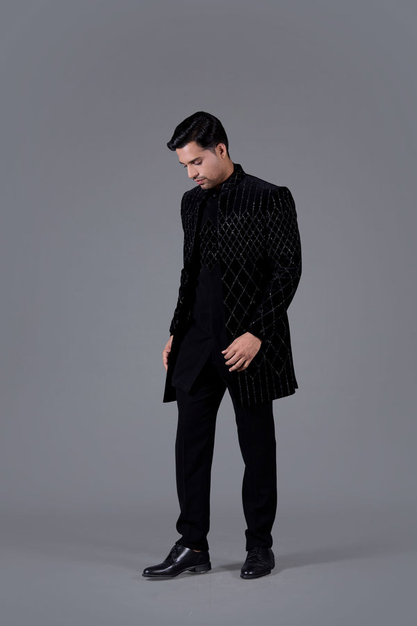 B More Nocturnal Brilliance Indo-Western Set