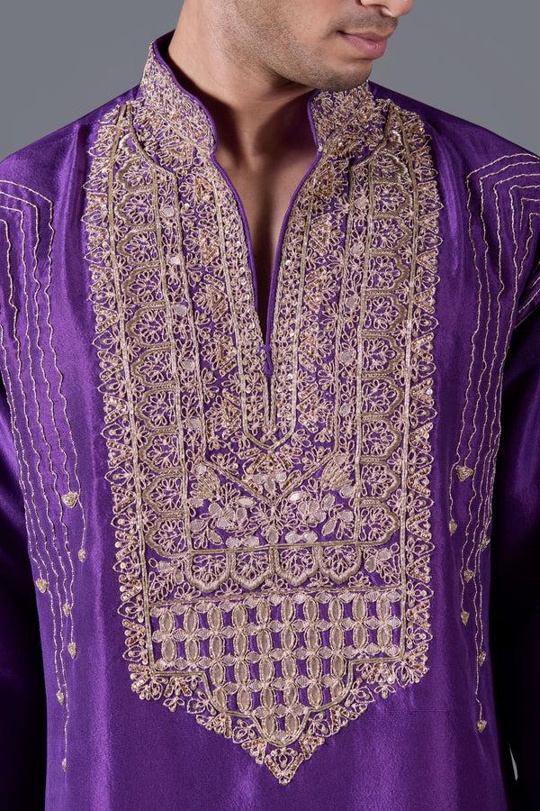 B More Orchid Majesty Kurta