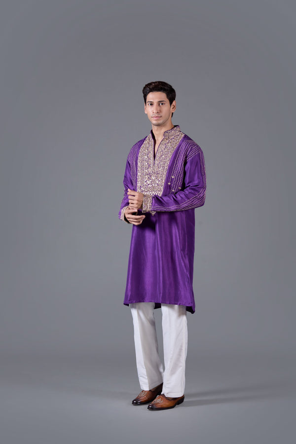 B More Orchid Majesty Kurta