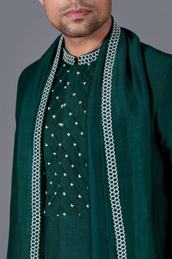 B More Sage Monarch Timeless Ethnic Kurta Set