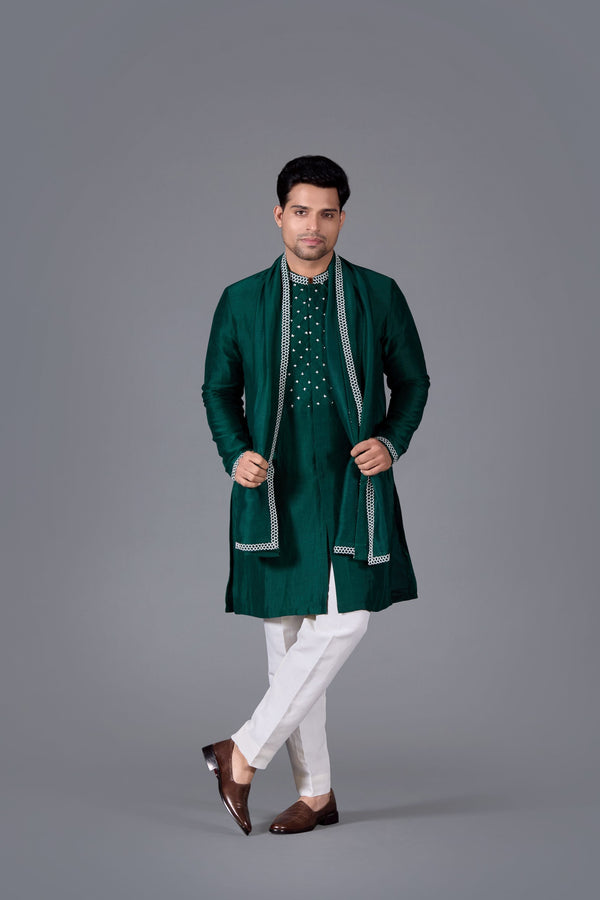B More Sage Monarch Timeless Ethnic Kurta Set
