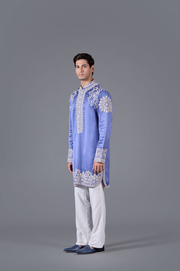 B More Sapphire Grace Silk Kurta