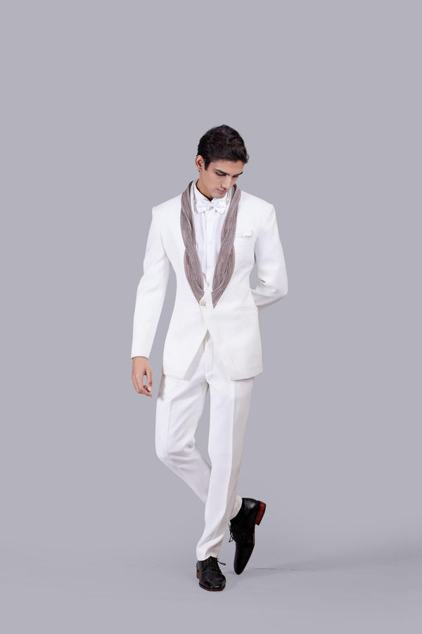 B More WHITE BOOMARIYO CUTDANA WORK SUIT
