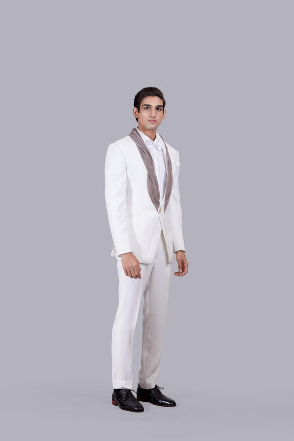 B More WHITE BOOMARIYO CUTDANA WORK SUIT