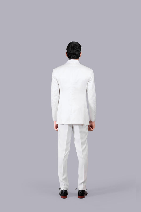 B More WHITE BOOMARIYO TAPPING WORK SUIT