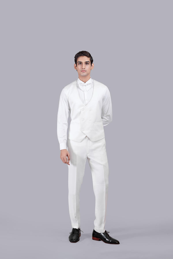 B More WHITE BOOMARIYO TAPPING WORK SUIT