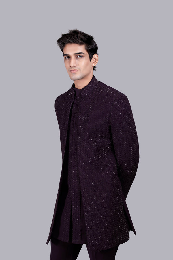 B More WINE BOOMARIYO THREAD WORK INDO WESTERN