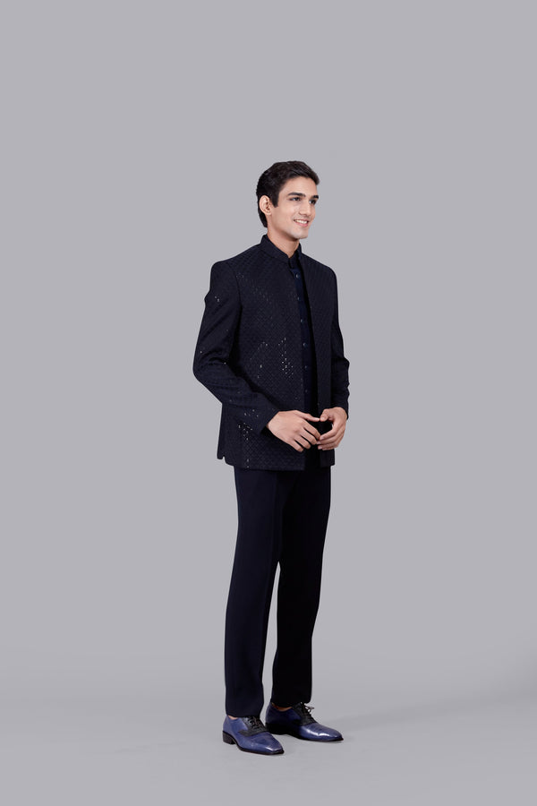 B More NAVY BLUE BOOMARIYO SEQUENCE WORK INDOWESTERN