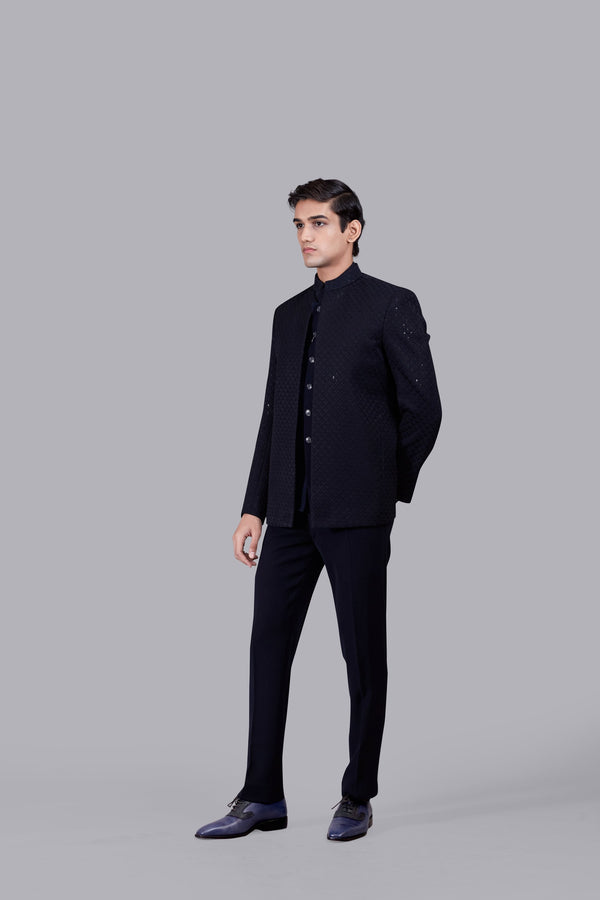 B More NAVY BLUE BOOMARIYO SEQUENCE WORK INDOWESTERN