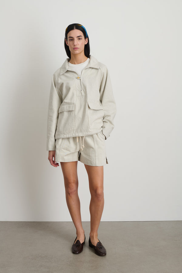 b sides Davis Anorak Moon Rinse