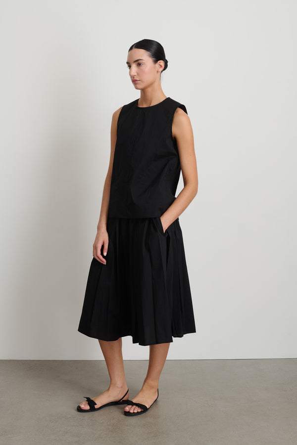 B Sides Eve Pleated Skirt Black