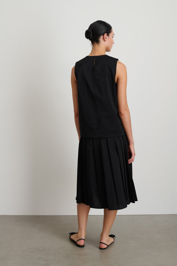 B Sides Eve Pleated Skirt Black