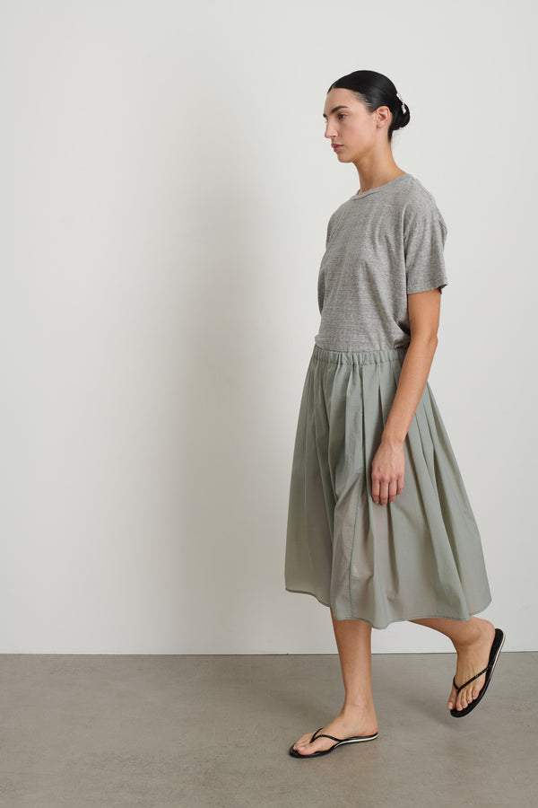 B Sides Eve Pleated Skirt Clay