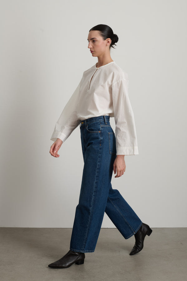 B Sides Leroy Mid Relaxed Bow Cate Wash