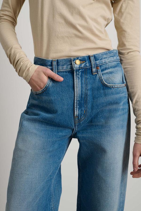 B Sides Leroy Mid Relaxed Bow Hyde Wash