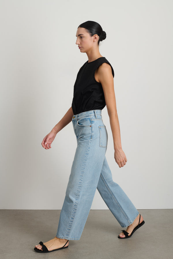 B Sides Leroy Mid Relaxed Bow Jac Wash