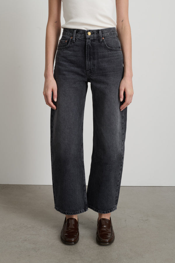 B Sides Leroy Mid Relaxed Bow Stil Black