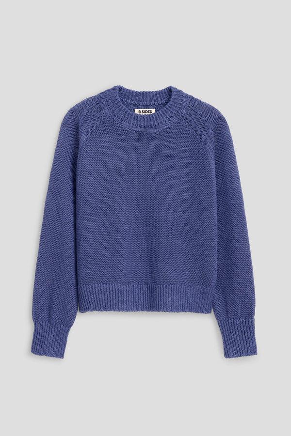 b sides Lind Knit Crew Marine